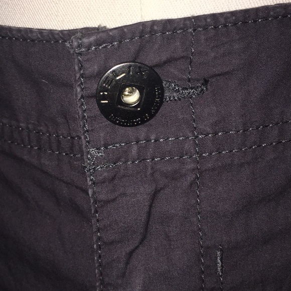 Helix men’s grey cargo shorts with stud embellish - Picture 10 of 14